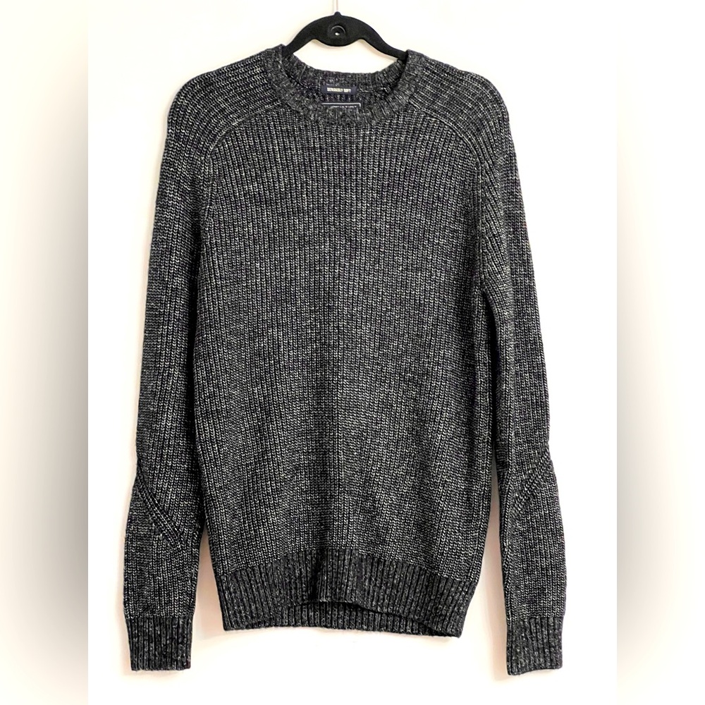 American Eagle Outfitters Gray Crewneck Sweater Classic Knit Design